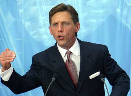 David Miscavige, Supreme Leader of the Scientology Sea Organization for life and answerable to no one.